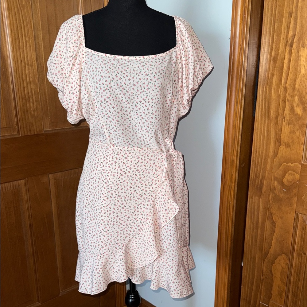 Speechless Pink Floral Mini Dress